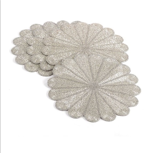 Cynthia Rowley Other - CYNTHIA ROWLEY 4pc Saro Lifestyle Beaded Placemats